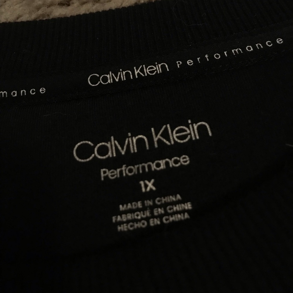 fluffy calvin klein sweater